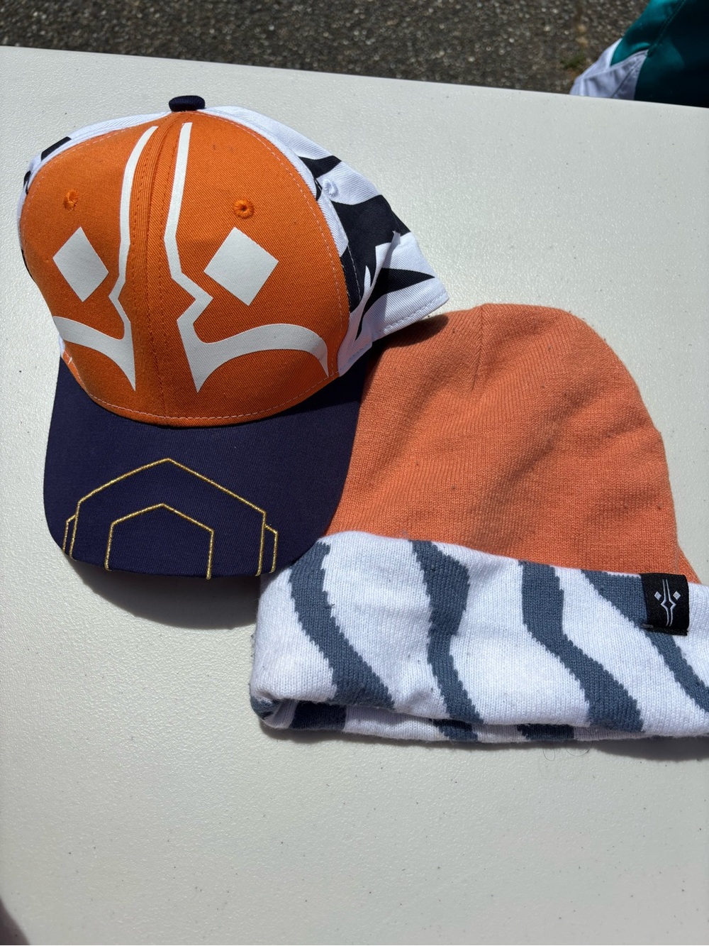 Star Wars Orange White Black Two-Pack Hat Set